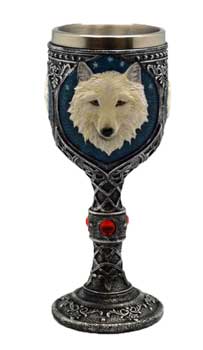 7 1/2" White Wolf chalice (image for) 7 1/2" White Wolf chalice